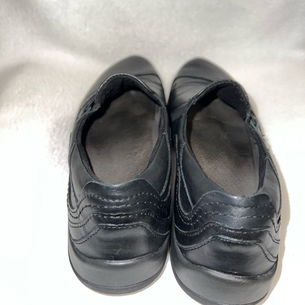 Earth Size 9N Kaar Haluk Leather Black Slip-On Shoes - Picture 7 of 15